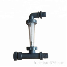 LZS-25 Flowmètre d&#39;eau du tube en plastique pour le traitement de l&#39;eau